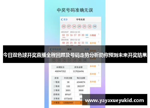 今日双色球开奖直播全程回顾及号码走势分析助你预测未来开奖结果