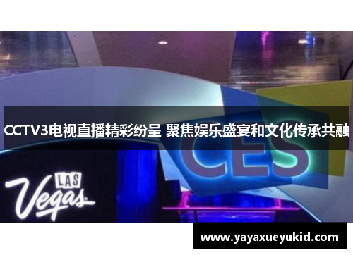 CCTV3电视直播精彩纷呈 聚焦娱乐盛宴和文化传承共融